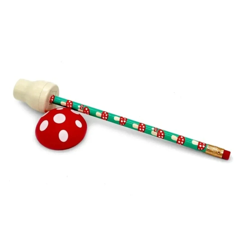 Snifty Writer's Workshop Mushroom 15 Pencil Set with Sharpener and Eraser Cap